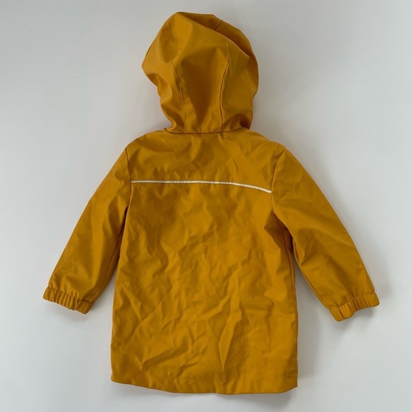 Target Cat & Jack Yellow Raincoat Toddler Size 18 Months - Picture 2 of 6